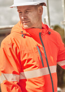 Syzmik - Unisex Super Light Segmented Tape Packable Rain Jacket  - ZJ560
