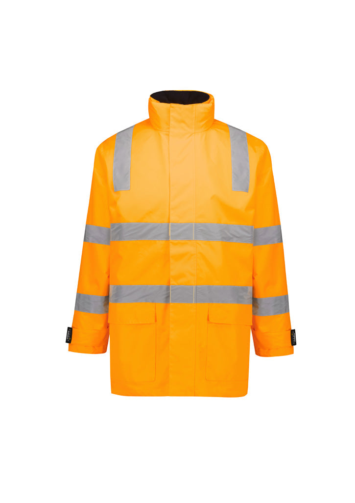 Syzmik - Unisex Hi Vis VIC Rail 4 In 1 Waterproof Jacket - ZJ580