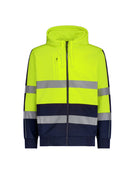 Syzmik - Unisex Hi Vis Full Zip Stretch Taped Hoodie  - ZT486