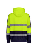 Syzmik - Unisex Hi Vis Full Zip Stretch Taped Hoodie  - ZT486