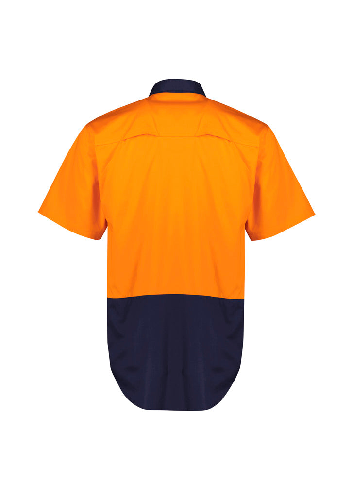 Syzmik - Mens Hi Vis Short Sleeve Shirt - ZW115