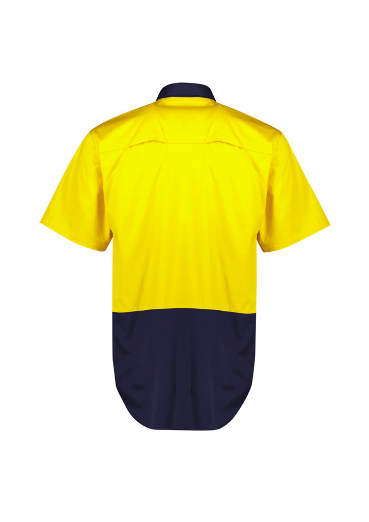 Syzmik - Mens Hi Vis Short Sleeve Shirt - ZW115