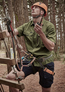 Syzmik Mens Outdoor S/S Shirt   ZW465