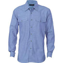 Dnc - Mens Twin Flap Pocket Cotton Chambray - Long Sleeve - 4104