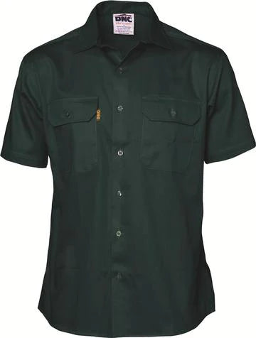 Dnc - Cotton Drill S/S Work Shirt - 3201