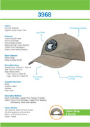 Headwear - Enzyme Washed Pigment Dyed Cotton Twill Cap - 3968