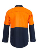 NCC APPAREL WS4247 Cotton L/S Shirt W Mesh Insert - Star Uniforms Australia
