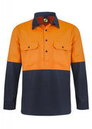 WORKCRAFT - Light Weight Vented Shirt-L/S - WS4255