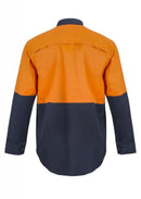 NCC APPAREL WS3045 Hi Vis Two Tone LS Shirt - Star Uniforms Australia