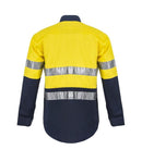 NCC APPAREL WS3028 TWO TONE L/S SHIRT W 3M TAPE - Star Uniforms Australia