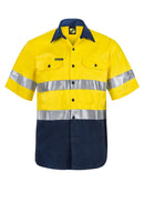NCC APPAREL WS4001 Two Tone S/S Shirt W CSR Tape - Star Uniforms Australia