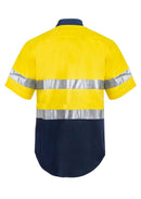 NCC APPAREL WS4001 Two Tone S/S Shirt W CSR Tape - Star Uniforms Australia