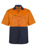 NCC APPAREL WS4248 Cotton S/S SHIRT W Mesh Insert - Star Uniforms Australia