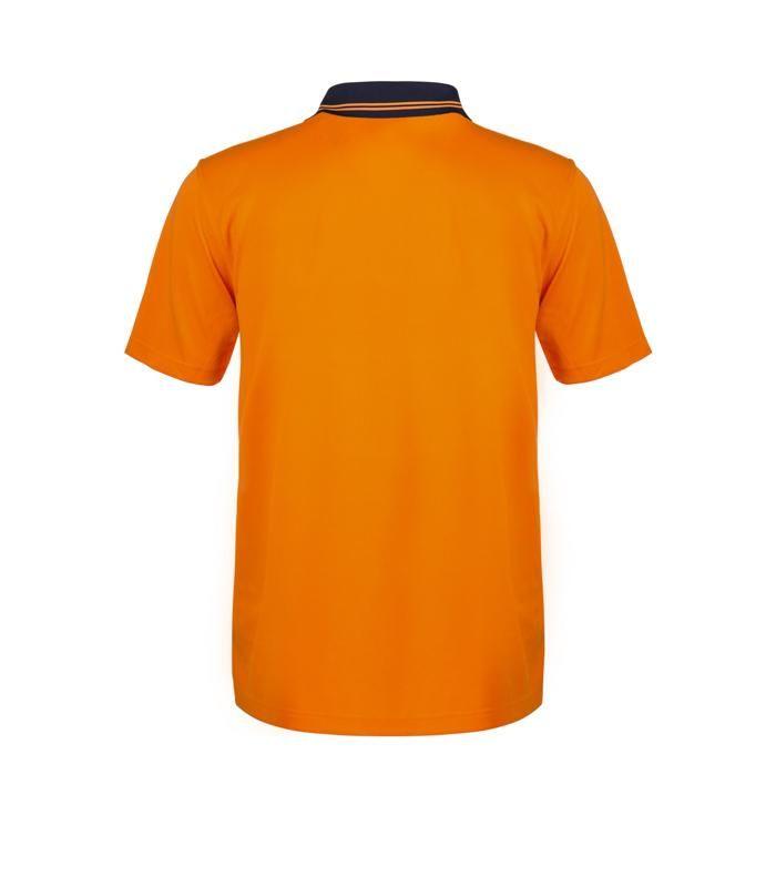 WORKCRAFT WSP402 Hi Vis Two Tone LS Polo CB