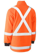 Bisley-X Taped Timc Hi Vis Polar Fleece 1/4 Zip Pullover-BK6249XT