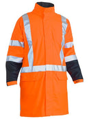 Bisley TTMC-W 3M X Taped Two Tone Hi Vis Stretch PU Rain Coat-BJ6955XT