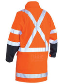 Bisley TTMC-W 3M X Taped Two Tone Hi Vis Stretch PU Rain Coat-BJ6955XT
