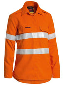 Bisley Tencate tecasafe® women's taped hi vis fr lightweight vented long sleeve shirt-BL8097T