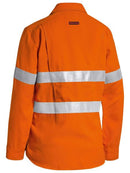 Bisley Tencate tecasafe® women's taped hi vis fr lightweight vented long sleeve shirt-BL8097T