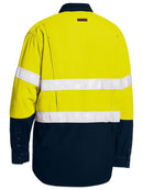 Bisley Tencate Tecasafe Taped Two Tone Hi Vis FR Lightweight Vented Shirt-BS8237T