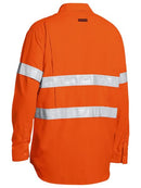 Bisley Tencate Tecasafe Plus Taped Hi Vis FR Lightweight Vented Long Sleeve Shirt-BS8238T