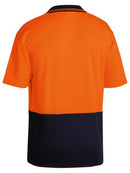 Bisley 2 Tone Hi Vis Polo Shirt - Short Sleeve-BK1234