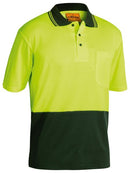 Bisley 2 Tone Hi Vis Polo Shirt - Short Sleeve-BK1234