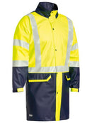 Bisley Taped Two Tone Hi-Vis Stretch PU Rain Coat-BJ6935HT
