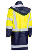 Bisley Taped Two Tone Hi-Vis Stretch PU Rain Coat-BJ6935HT