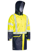Bisley Taped Two Tone Hi-Vis Stretch PU Rain Coat-BJ6935HT