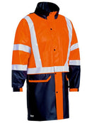 Bisley Taped Two Tone Hi-Vis Stretch PU Rain Coat-BJ6935HT