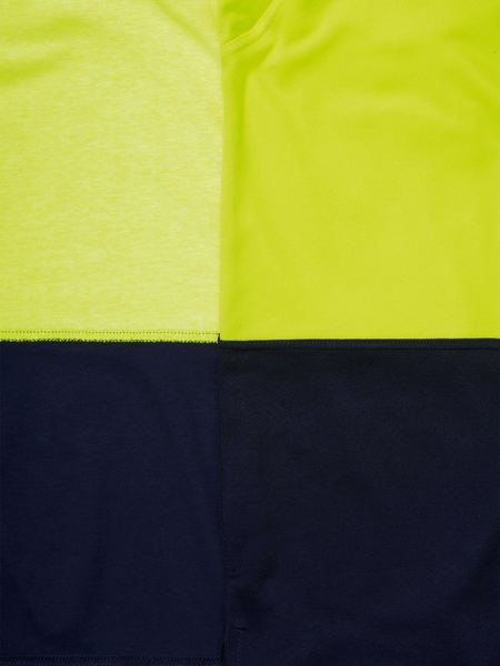 Bisley 2 Tone Hi Vis Polo Shirt - Short Sleeve-BK1234