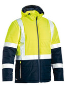 Bisley Taped Two Tone Hi Vis Puffer Jacket-BJ6929HT