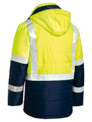 Bisley Taped Two Tone Hi Vis Puffer Jacket-BJ6929HT