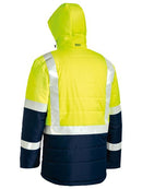 Bisley Taped Two Tone Hi Vis Puffer Jacket-BJ6929HT
