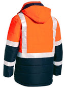 Bisley Taped Two Tone Hi Vis Puffer Jacket-BJ6929HT