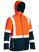 Bisley Taped Two Tone Hi Vis Puffer Jacket-BJ6929HT