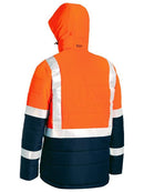 Bisley Taped Two Tone Hi Vis Puffer Jacket-BJ6929HT