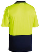 Bisley 2 Tone Hi Vis Polo Shirt - Short Sleeve-BK1234