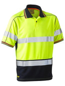 Bisley Taped Hi Vis Polyester Mesh Polo-BK1219T