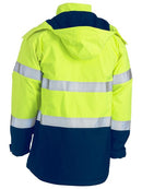 Bisley Taped Two Tone Hi Vis FR Wet Weather Shell Jacket-BJ8110T