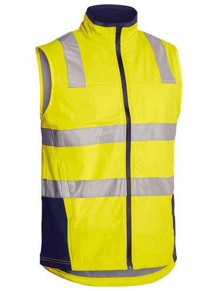 Bisley-Taped Hi Vis Soft Shell Vest-BV0348T