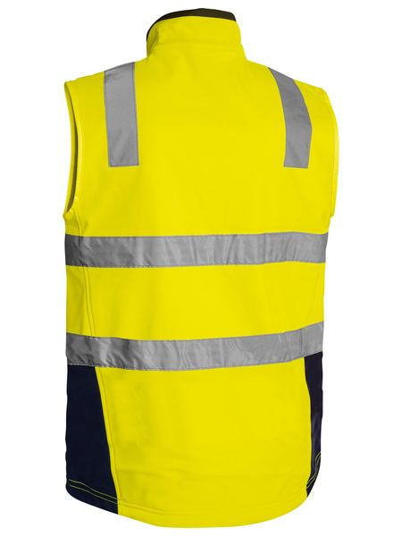 Bisley-Taped Hi Vis Soft Shell Vest-BV0348T