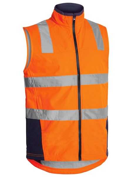 Bisley-Taped Hi Vis Soft Shell Vest-BV0348T