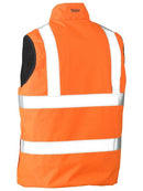 Bisley Taped Hi Vis Reversible Puffer Vest-BV0330HT