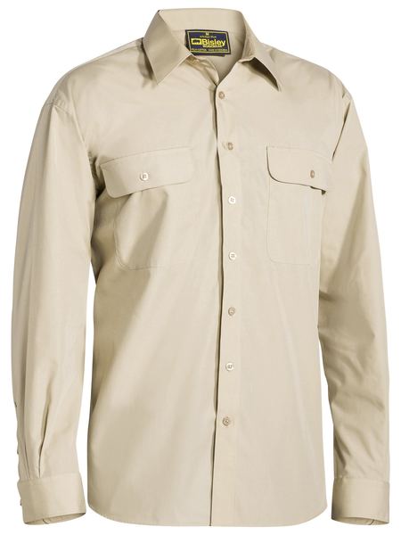 Bisley Permanent Press Shirt - Long Sleeve-BS6526
