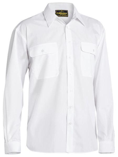 Bisley Permanent Press Shirt - Long Sleeve-BS6526