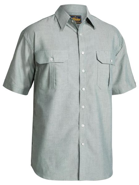 Bisley Oxford Shirt - Short Sleeve-BS1030