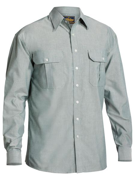 Bisley Oxford Shirt - Long Sleeve-BS6030