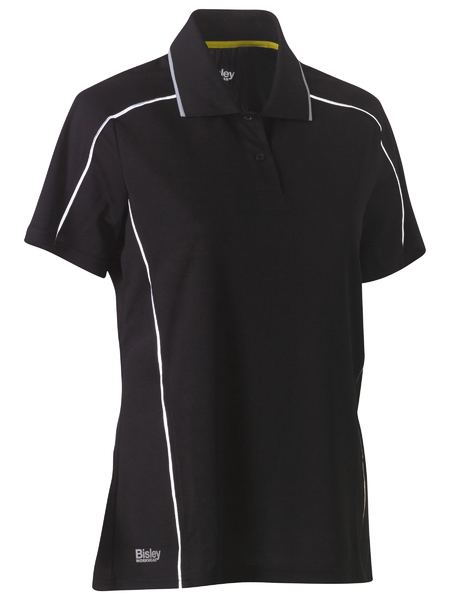 Bisley Womens Cool Mesh Polo Shirt-BKL1425